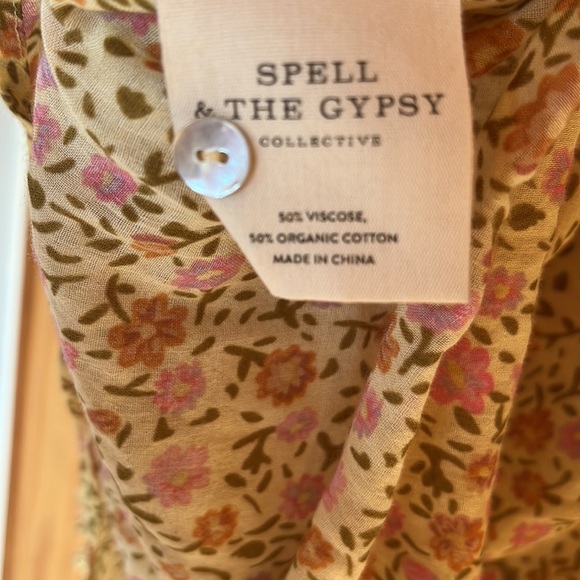 Spell Rae Blouse in Daisy Yellow - Picture 14 of 14